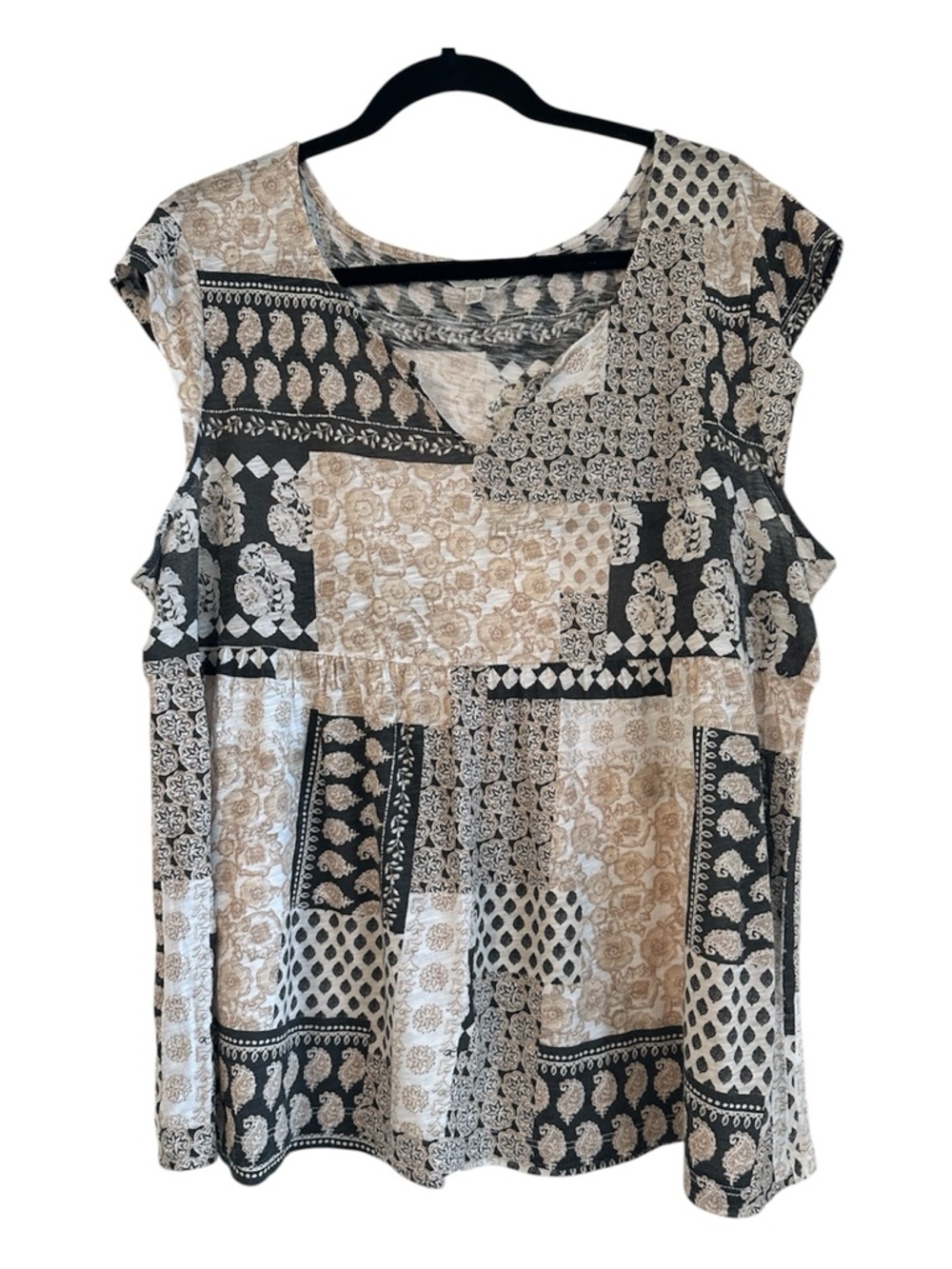 Lucky Brand | Neutral Tones Short Sleeve T-Shirt | Size XL